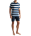 CECEBA Melbourne Short Sleepwear Blue Medium Horizontal Stripes