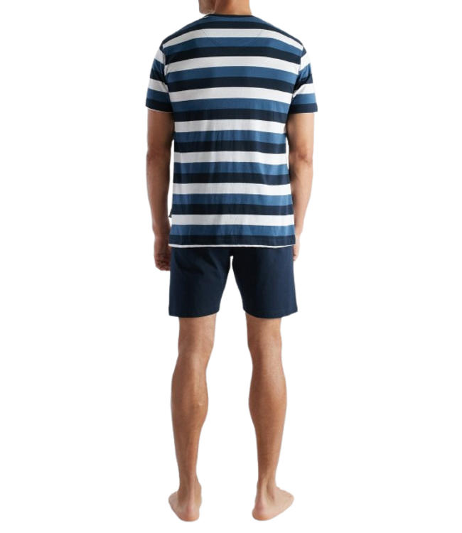CECEBA Melbourne Short Pyjama Blue Medium Horizontal Stripes