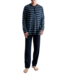 CECEBA Philadelphia Long Pyjama Blue Dark Horizontal Stripes