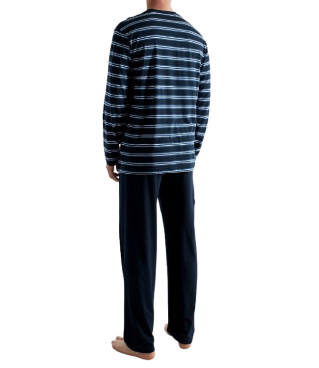 CECEBA Philadelphia Long Sleepwear Blue Dark Horizontal Stripes