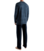 CECEBA Philadelphia Long Pyjama Blue Dark Horizontal Stripes