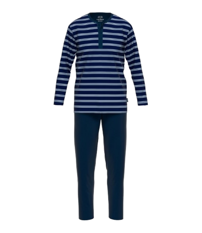 CECEBA Philadelphia Long Sleepwear Blue Dark Horizontal Stripes