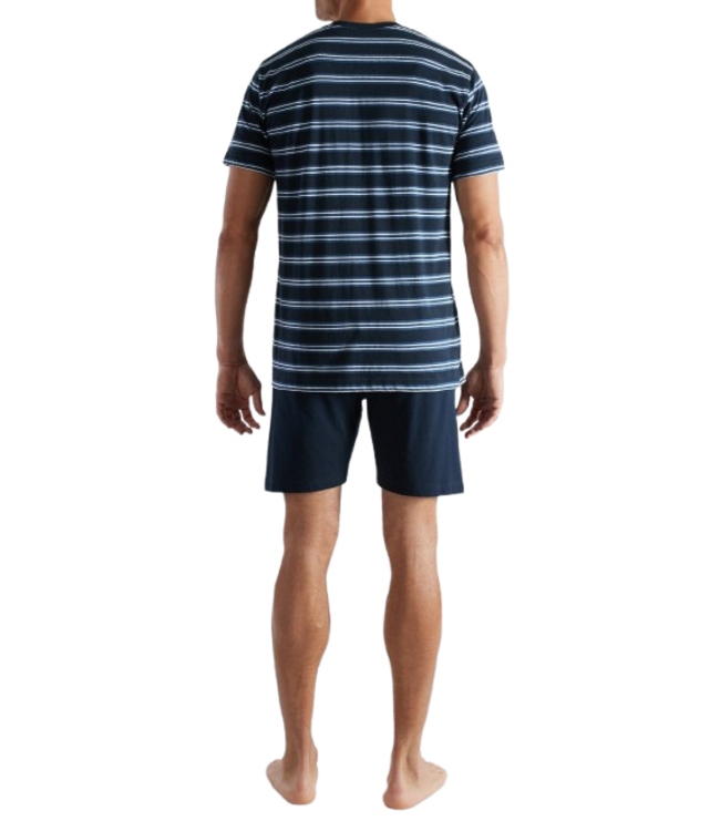 CECEBA Philadelphia Short Sleepwear Blue Dark Horizontal Stripes