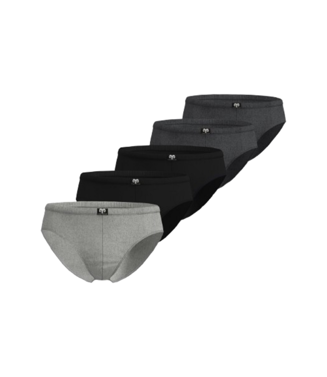 CECEBA Challenger Briefs 5P Grey Dark Melange