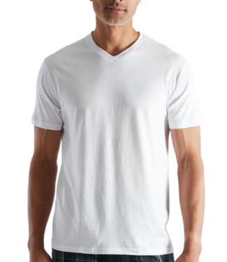 CECEBA Nevada T-Shirt 2P V-Neck Whith Light Solid