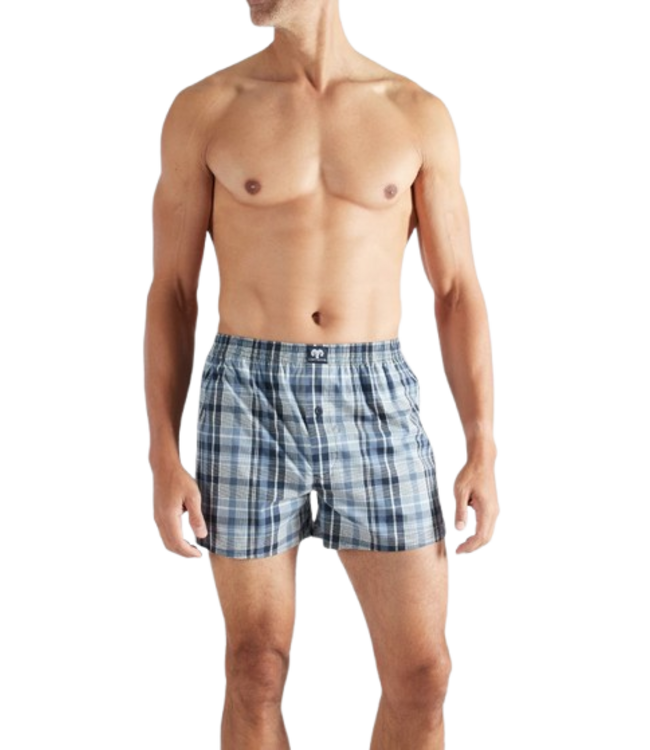 CECEBA Canadian Boxer Shorts 2P Blue Medium Check