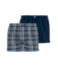 CECEBA Canadian Boxer Shorts 2P Blue Medium Check