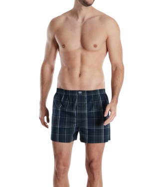 CECEBA Canadian Boxer Shorts 2P Blue Dark Check