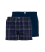 CECEBA Canadian Boxer Shorts 2P Blue Dark Check