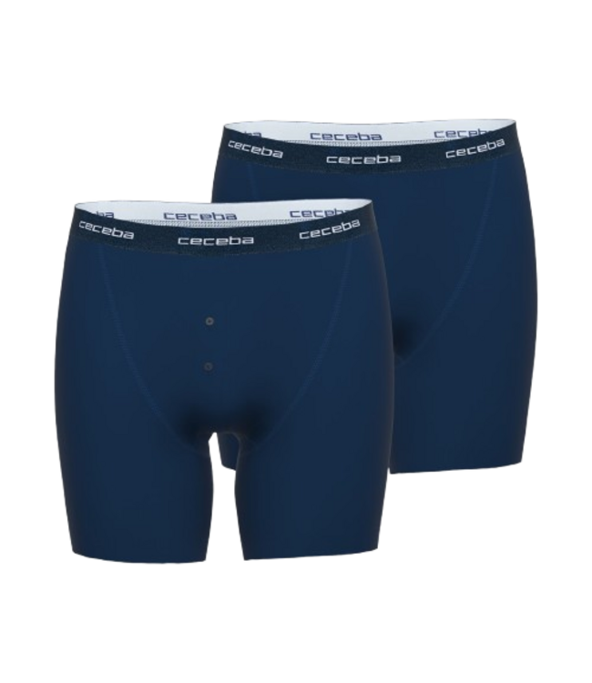 CECEBA New Classics Boxer Briefs 2P Blue Dark Solid