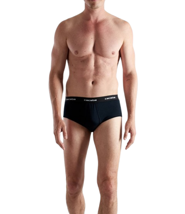 CECEBA New Classics Briefs 2P Black Dark Solid