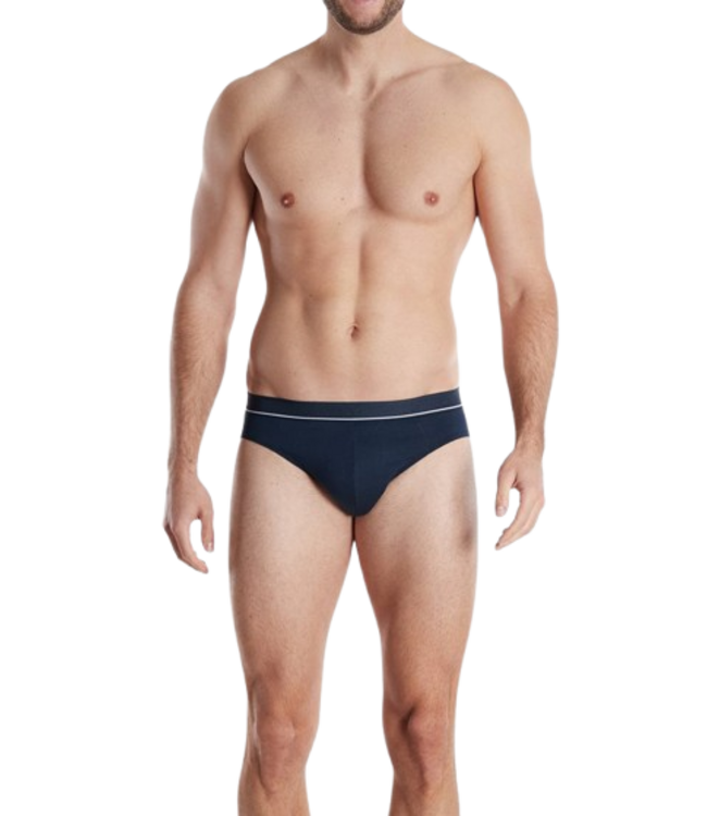 CECEBA Bamboo Briefs 2P Blue Dark Solid