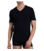 CECEBA Bamboo T-Shirt V-Neck Black Dark Solid