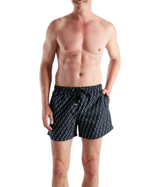 BUGATTI Amalfi Swim Shorts Short Black Dark Allover (Pre-order March 2026)