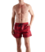 BUGATTI Amalfi Swim Shorts Short Red Medium Horizontal Stripes (Pre-order March 2026)