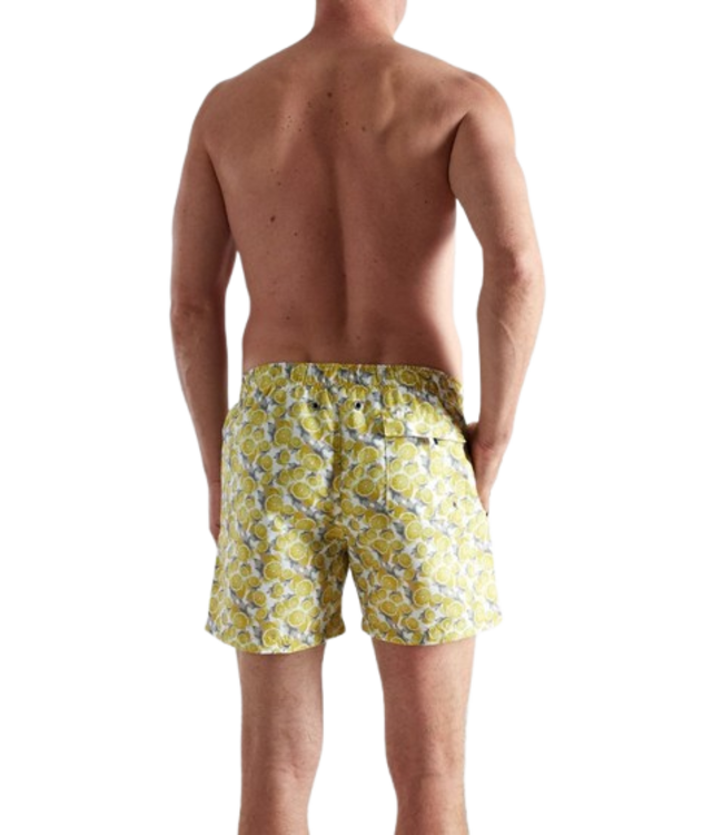 BUGATTI Amalfi Swim Shorts Short Yellow Medium Allover (Pre-order March 2026)