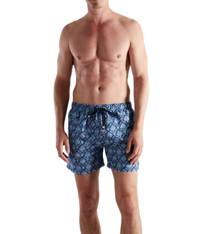 BUGATTI Amalfi Swim Shorts Short Blue Medium Allover (Pre-order March 2026)