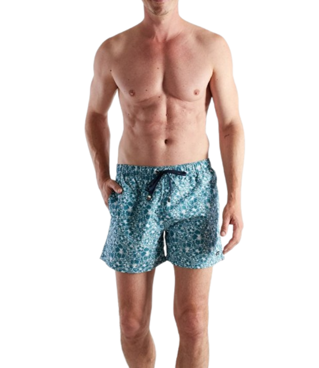 BUGATTI Amalfi Swim Shorts Short Green Medium Allover (Pre-order March 2026)