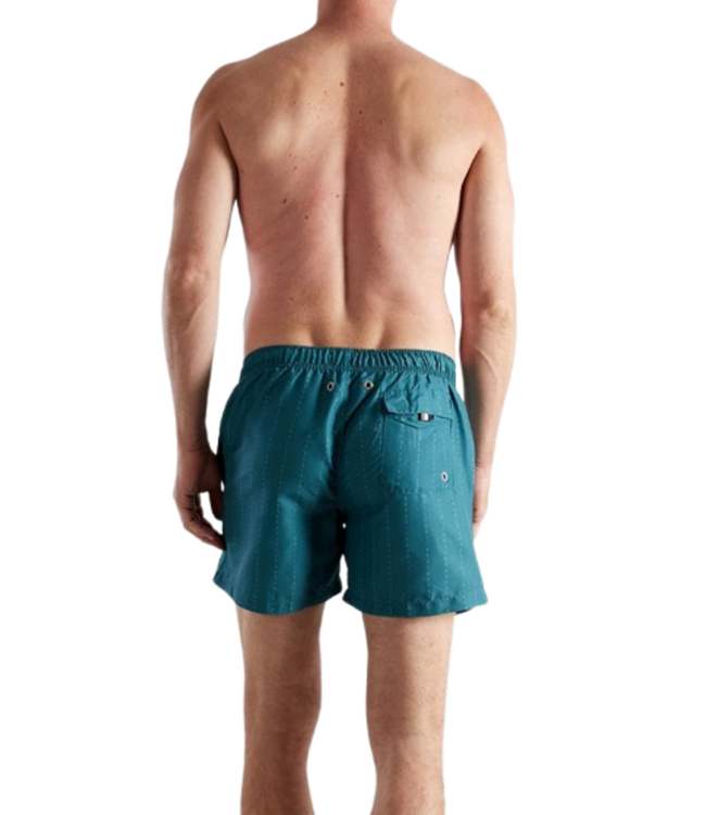 BUGATTI Amalfi Swim Shorts Short Green Medium Vertical Stripes (Pre-order March 2026)