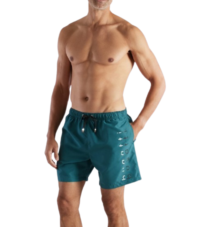 BUGATTI Amalfi Swim Shorts Middle Green Medium Solid (Pre-order March 2026)