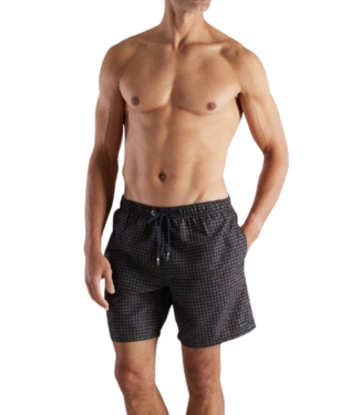 BUGATTI Amalfi Swim Shorts Middle Black Dark Minimal (Pre-order March 2026)