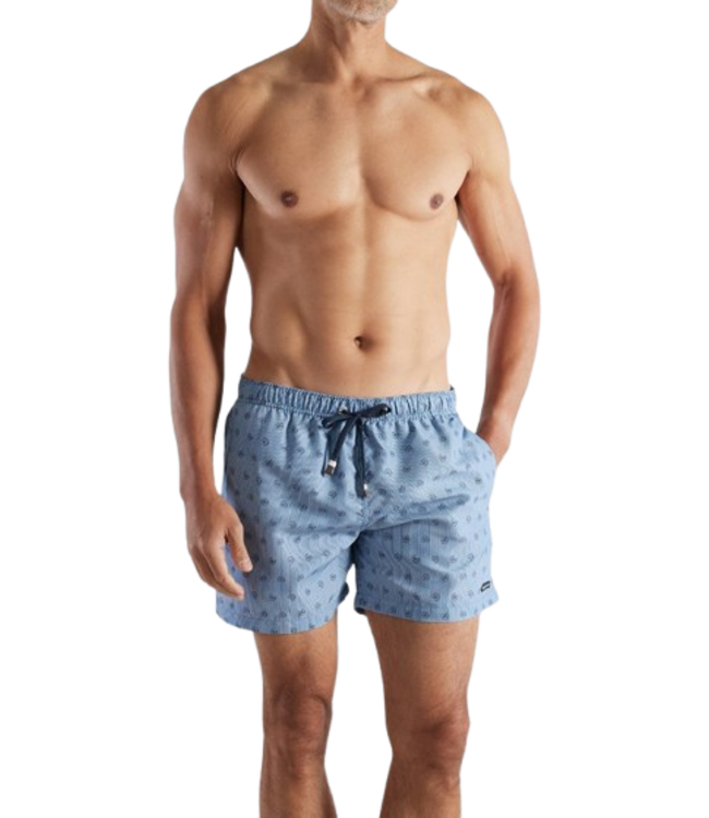 BUGATTI Amalfi Swim Shorts Short Blue Medium Vertical Stripes (Pre-order March 2026)