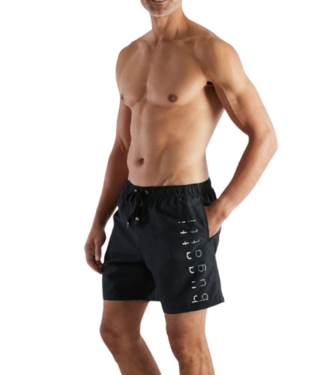 BUGATTI Amalfi Swim Shorts Middle Black Medium Solid (Pre-order March 2026)