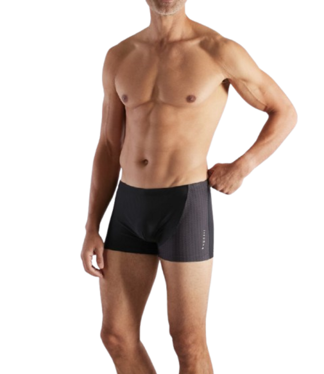 BUGATTI Olbia Swim Trunk Black Dark Solid (Pre-order March 2026)