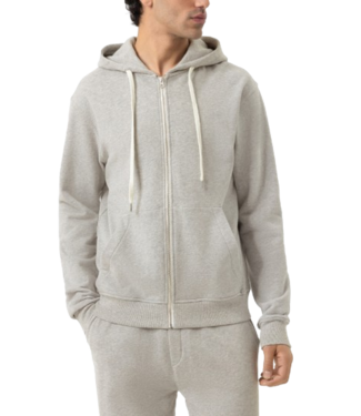 MEY Cotton Leisure Hoody Jacket Midgrey Melange