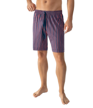 MEY Graphic Stripes Short Pants Terra Red