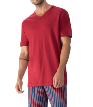 MEY Solid Night T-Shirt Terra Red