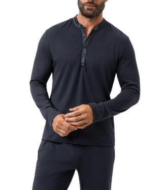 MEY Aarhus Henley Long Sleeve Indigo