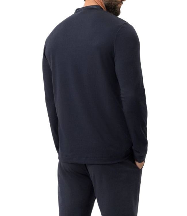 MEY Aarhus Henley Long Sleeve Indigo