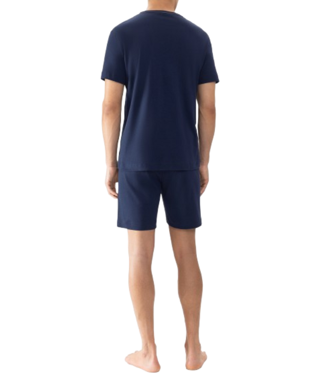 MEY Pure Night Short Pyjama Yacht Blue