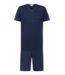 MEY Pure Night Short Pyjama Yacht Blue
