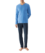 MEY Micro Blue Long Pyjama Recent Blue