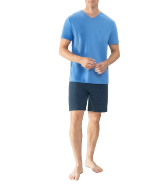 MEY Micro Blue Short Pyjama Recent Blue