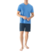 MEY Micro Blue Short Pyjama Recent Blue