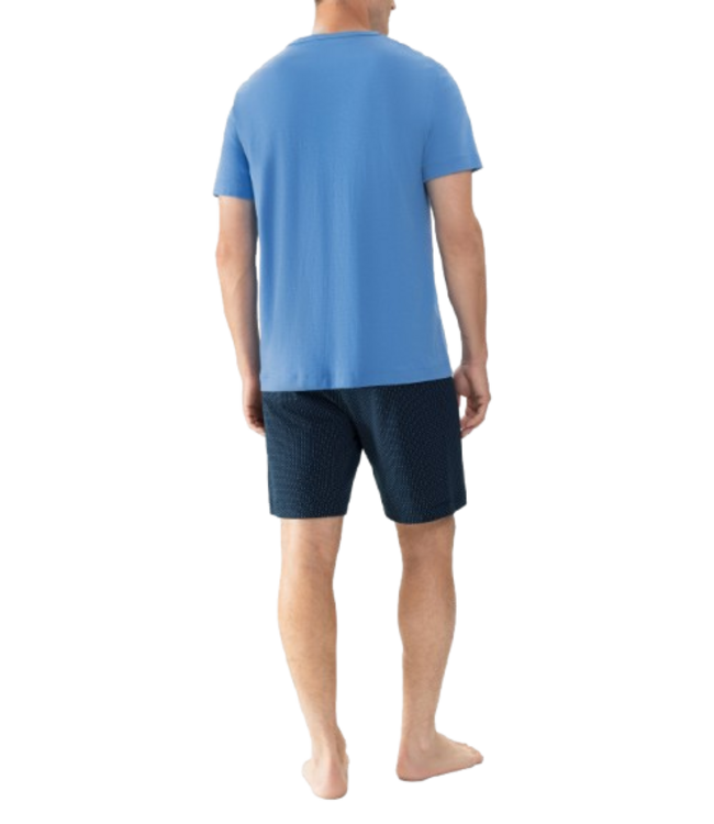 MEY Micro Blue Short Pyjama Recent Blue