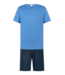 MEY Micro Blue Short Pyjama Recent Blue