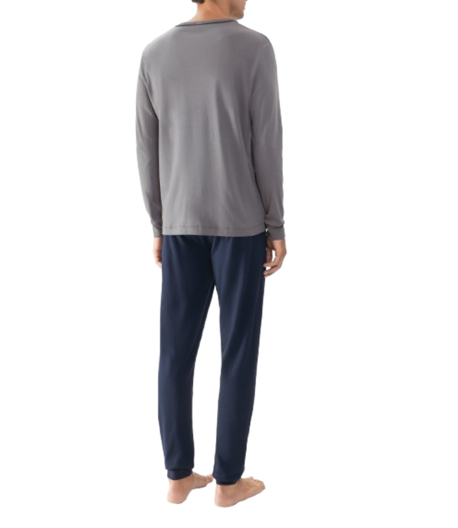 MEY Pure Night Long Pyjama Quarz Grey