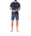 MEY Straight Short Pyjama Yacht Blue