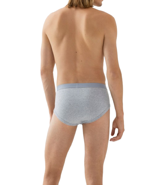 MEY Casual Cotton Men Briefs Light Grey Melange