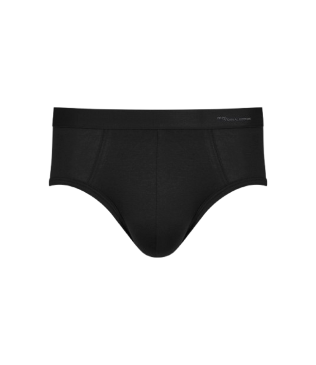MEY Casual Cotton Men Briefs Black