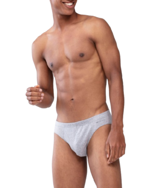 MEY Casual Cotton Jazz Pants Light Grey Melange