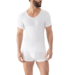 MEY Casual Cotton T-Shirt V-Neck White