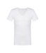 MEY Casual Cotton T-Shirt V-Neck White