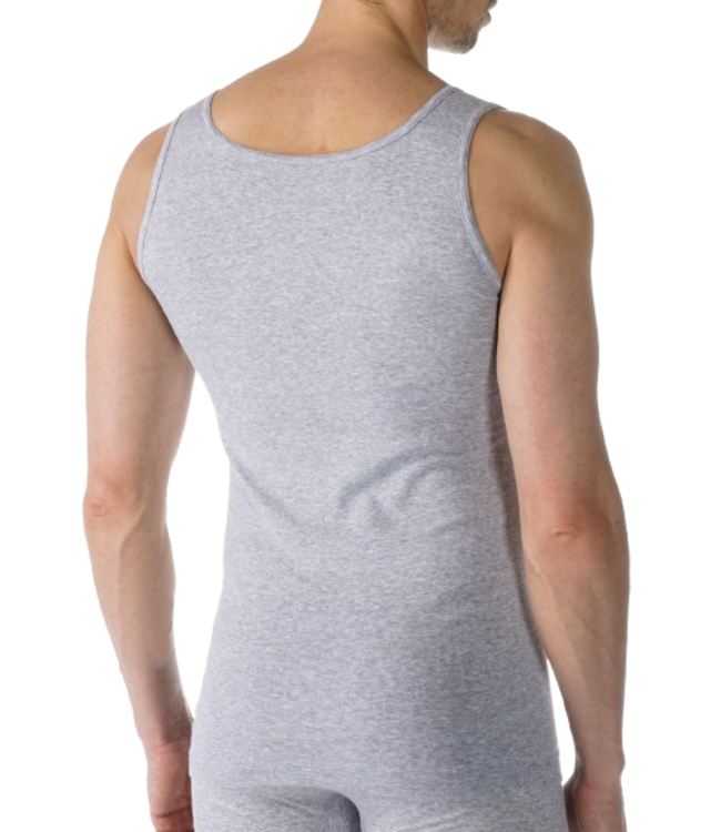 MEY Casual Cotton Athletic Shirt Light Grey Melange