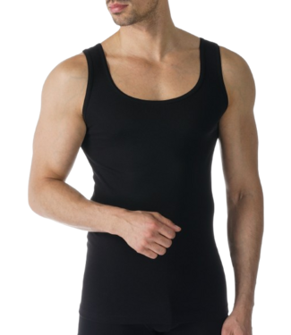 MEY Casual Cotton Athletic Shirt Black