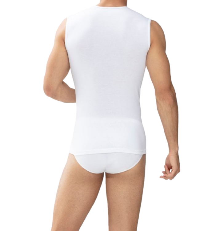 MEY Casual Cotton Muscle Shirt White